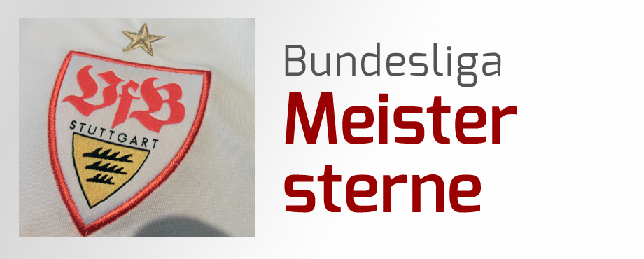 Meistersterne in der Fußball-Bundesliga